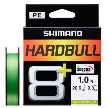 SHIMANO PE Line Hard Bull 150m Fresh Green 8+ LD-M58X No. 1.0 (20.6lb)