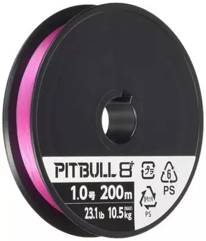 SHIMANO PE Line Pitbull 8+ 200m No. 1.0 Traceable Pink