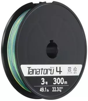 SHIMANO PE Line Tanator 4 300m Fishing Line Line 3 No. 3.0 49.1lb PL-F74R No.