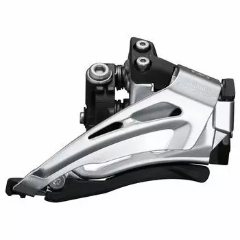 SHIMANO Передний переключатель передач с низкой позицией, адаптер ленточного типа, верхняя тяга 2X10S, совместимый с верхним IFDM6025LX6 DEORE FD-M6025 34,9 мм (31,8/28,6 мм в комплекте)