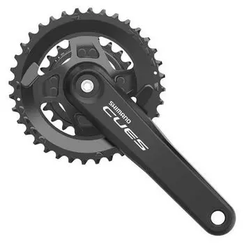 SHIMANO Передняя звездочка CUES без защиты цепи, шатун EFCU40102BCX62 FC-U4010-2, длина/170 мм, 36/22T 9/10/11S