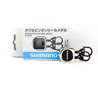 Shimano PI-411R Двойной штифт на катушке Металл 38 см Черный 116352