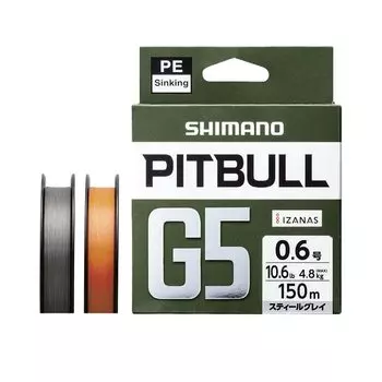 SHIMANO Pitbull G5 100m Steel Gray LD-M41U No. 0.6