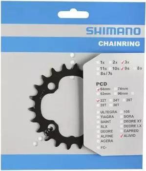SHIMANO Ремонтные детали цепная звезда Y1WR98010 36T-AC FC-M4050-B2
