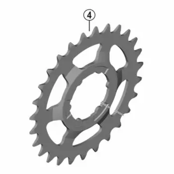 SHIMANO Repair Parts 27T Gear Y0FM01000 (CS-C7000) SG-C7000-5D