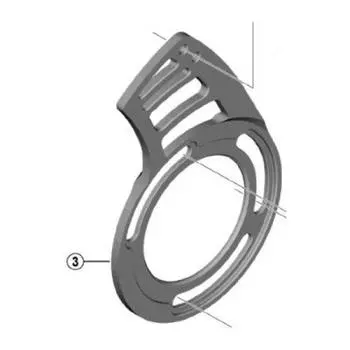 SHIMANO Repair Parts Back Plate SM-CDE80 Y1VV00009