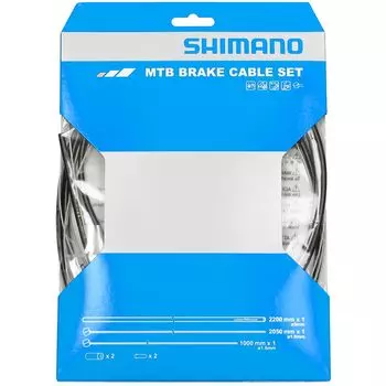 SHIMANO Repair Parts Brake Cable Set Stainless Steel MTB Black Y80098021