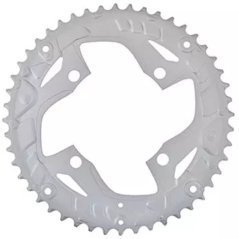 SHIMANO Repair Parts Chainring with Teeth 48T for Chain Guard Y1PM98160 Spike/Hook (for 48-36-26T) (Silver) FC-T4060
