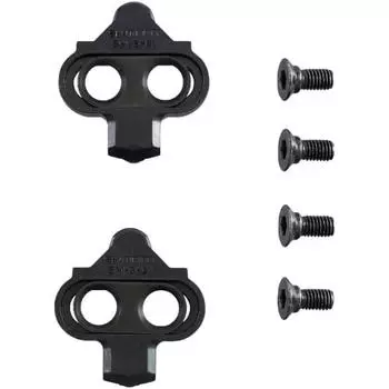 SHIMANO Repair Parts Cleat Set for SPD SM-SH51 Single Release No Cleat Nut ISMSH51J Black