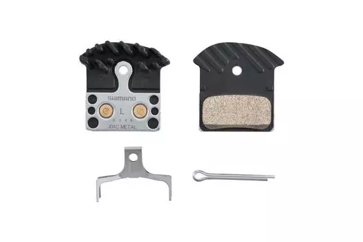 SHIMANO Repair Parts Disc Brake Pads J04C Metal with Fins 1 Pair IBPJ04CMFA