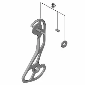 SHIMANO Repair Parts Right Plate Assembly Y3GE98040 RD-RX810 RD-RX400