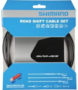 SHIMANO Repair Parts Shift Cable Set Polymer Coating 9000 Green with Nose for RD-9000 Y63Z98990