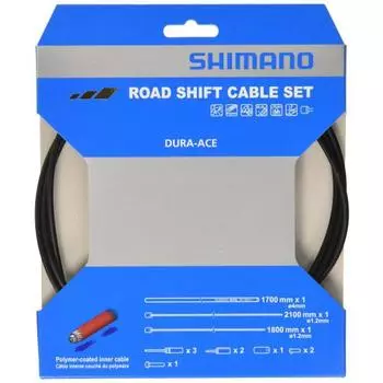 SHIMANO Repair Parts Shift Cable Set Polymer Coating 9000 Black with Nose for RD-9000 Y63Z98910