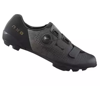 SHIMANO RX8 Черные широкие туфли SPD ESHRX801MCL01E40000 40.0 (25,2 см) (SH-RX801) Гравий/Приключения чёрный