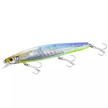 SHIMANO Seabass Lure Minnow SHIMANO x Kaiyodo Strike Fantasy Fujigoro Sardine 129F Flash Boost XM-X12W 001 ST Blue AB