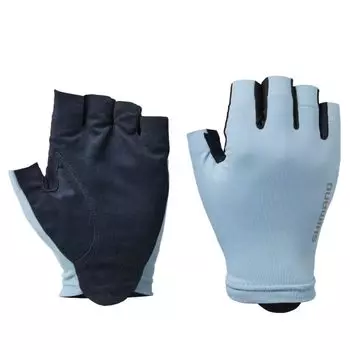 SHIMANO Sensitive Gloves 5 Cut Blue Gray M GL-007V