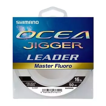 SHIMANO Shock Leader Osea Jigger Master Fluorocarbon 50m 20lb Pure Clear Fishing Line 5.0 CL-O36P