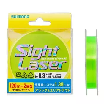 SHIMANO Sight Laser EX Ester 240m Fluorescent Green Нет. 0.3 CL-L75Q