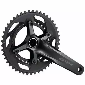 SHIMANO Система шатунов GRX 175 мм FC-RX600-2 4630T 11-скоростная (EFRX600112EX60) чёрный