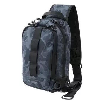 SHIMANO Sling Shoulder Bag Black Camo M BS-025T