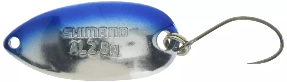 SHIMANO Spoon Cardiff алюминиевый рулон 67T синий серебристый 2.8g TR-R28R