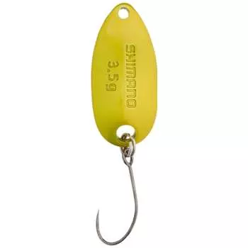 SHIMANO Spoon Cardiff Roll Swimmer 3.5g Lime Gold 64T TR-0021 приманка