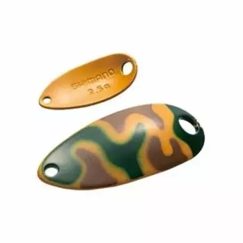 SHIMANO Spoon Cardiff Roll Swimmer Camo Edition 24T Mustard Green Camo 1.8g TR-C18R