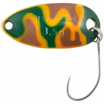 SHIMANO Spoon Cardiff Roll Swimmer Camo Edition 3.5g TR-C35R 24T Mustard Green Camo
