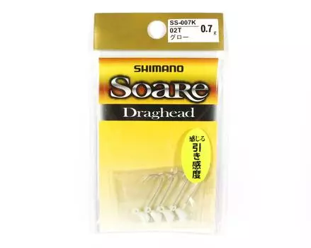 Shimano SS-007K Джиг-головка Soare Drag Head Glow 0,7 грамма 02T 762832