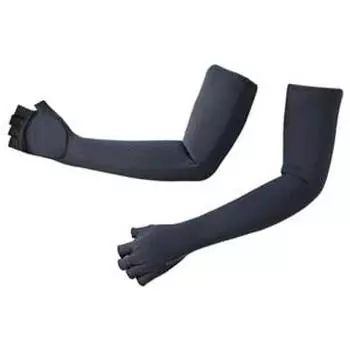 Shimano Sun Protection Long Gloves 5 Cut Black S