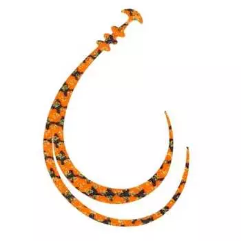 Shimano Tairaba Engetsu Bakubaku Tie Single Curly M Size ED-R04W 005 Orange Dot