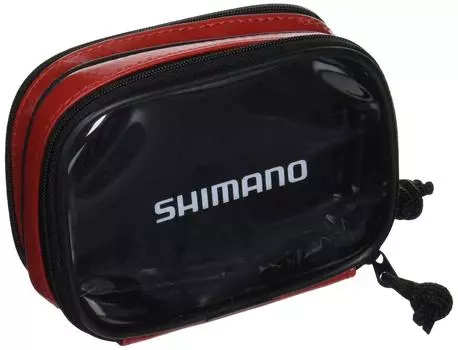 SHIMANO Twin Full Open Pouch красный PC-021I