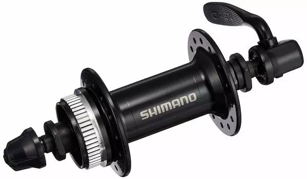 Shimano Unisex - Adult HB-MT200 Передняя втулка черная 28 отверстий