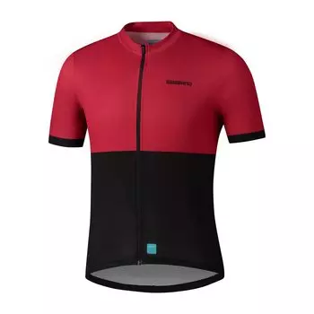 SHIMANO Велосипедная майка Element Jersey 2023 Модель Красный XS Оценочная (Европейский размер) Рост 157-167см красный