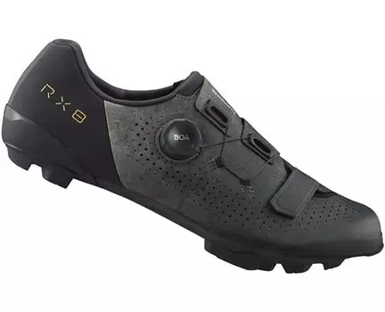 SHIMANO Велосипедные туфли RX801 черные широкие 39.0 (24.5см) чёрный