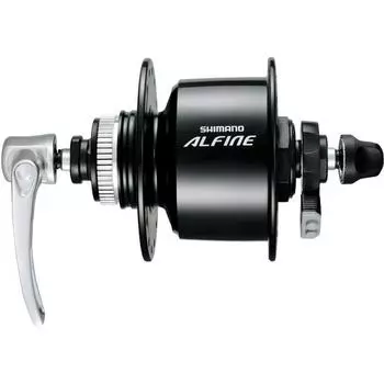 SHIMANO Втулка динамо серебристая 32H QR E2 центральный замок ротор совместим с EDHS501BS ALFINE DH-S501 6V-3.0W OLD100mm