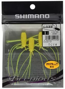 SHIMANO Worm for Chinu Breenius Mushi Shrimp Corn Yellow 012 Bream Game Chinu Embankment River Seawater Freshwater OH-B01T