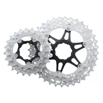 SHIMANO XT Cassette Sprocket 10 Stage Silver Dyna-Sys CS-M771-10 BJ(11-34T) серебряный