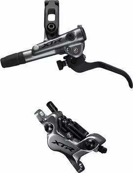 SHIMANO XTR Metal с ребрами 1700 мм Комплект для заправки масла сзади слева JKIT масляный шланг, подключенный к стороне калипера BL-M9120L/BR-M9120 JKIT/Рычаг, калипер, шланг, чёрный