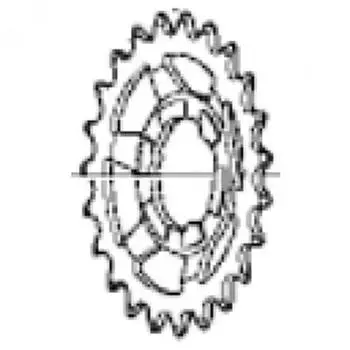 Shimano Y73T22230 [шестерня 22T, черная, 2,3 мм]