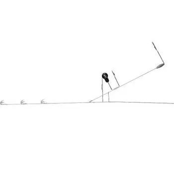 SHIMANO Yaen Line Roller Yaen Silver LL A-RB Flip-up YA-111G