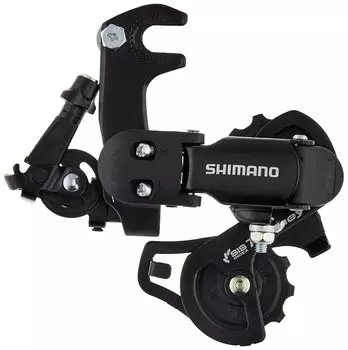 SHIMANO Задний переключатель передач с обратным кулачком, тип кронштейна Single ERDFT35AB TOURNEY (MTB) RD-FT35A-B (Совместимость с передней панелью) чёрный