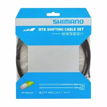 SHIMANO Запчасти для ремонта Комплект троса переключения передач Optislick MTB Черный внутренний трос переключения передач Y60198092 1 чёрный
