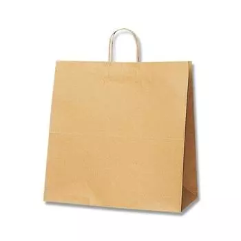 Shimojima Heiko Hand Paper Bag Wide Gusset 25CB Unbleached Craft 50 Sheets 45-1 45x22x45.5cm
