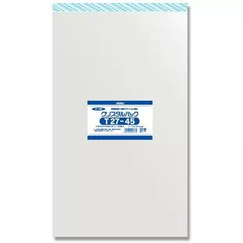 Shimojima Heiko Прозрачный OPP-пакет Crystal Pack с лентой 27 x 45 см 100 шт. T27-45