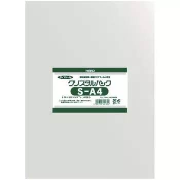 Shimojima Heiko Transparent OPP Bag Crystal Pack A4 100 Pieces 006739200 S-A4