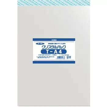Shimojima Heiko Transparent OPP Bag Crystal Pack with Tape A4 100 Sheets 006743200 T-A4