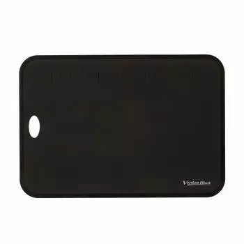 Shimomura Kogyo Antibacterial Japanese Cutting Board Verdun Black Soft Sheet Cutting Board Mini Black Lightweight Made in Niigata VB-616 Tsubame-Sanjo