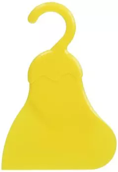Shimomura Kogyo Made in Japan Full Veg Smile Kitchen Scraper Dishwasher Safe Made in Niigata Yellow 105 x 80 x 5 mm FVS-640 Tsubame-Sanjo жёлтый