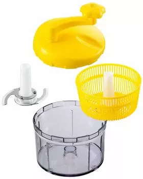 Shimomura Kogyo Made in Japan Full Veggie Drainer Chopper Made in Niigata FV-640 Tsubame-Sanjo жёлтый